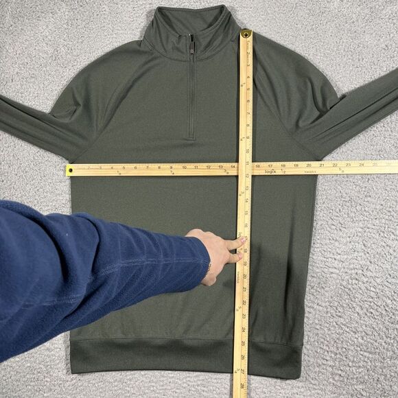Southern Tide North Pole 1/4 Zip Pullover Men S Green Tide to Trail Performance - Picture 4 of 6